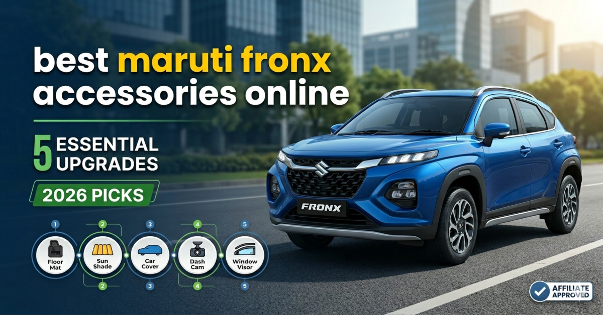Best Maruti Fronx Accessories Online:                    5 Must-Have Value Upgrades (2026 Picks)
