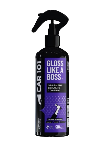 CAR101 Graphene Coating Spray 300ml bottle for gloss and UV paint protection on cars and bikes