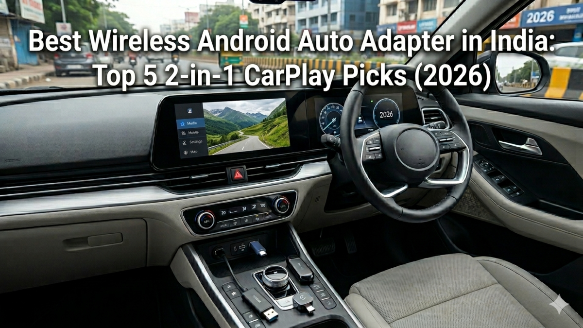 Best Wireless Android Auto Adapter in India: Top 5 2-in-1 CarPlay Picks (2026)