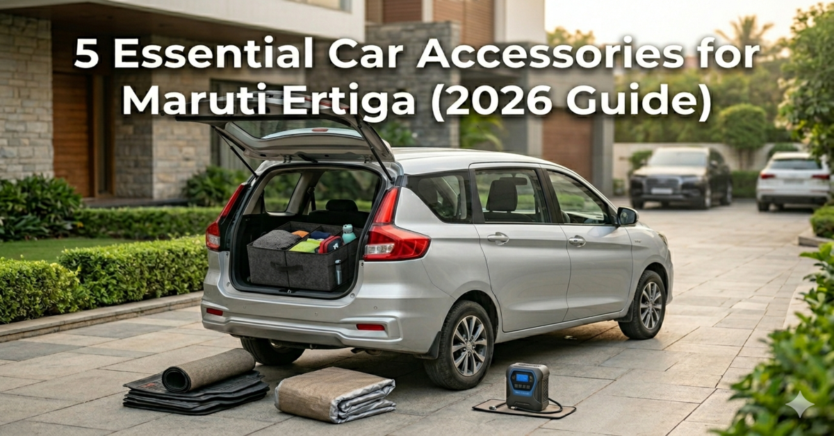 5 Best Essential Car Accessories For Maruti Ertiga (2026 Guide)