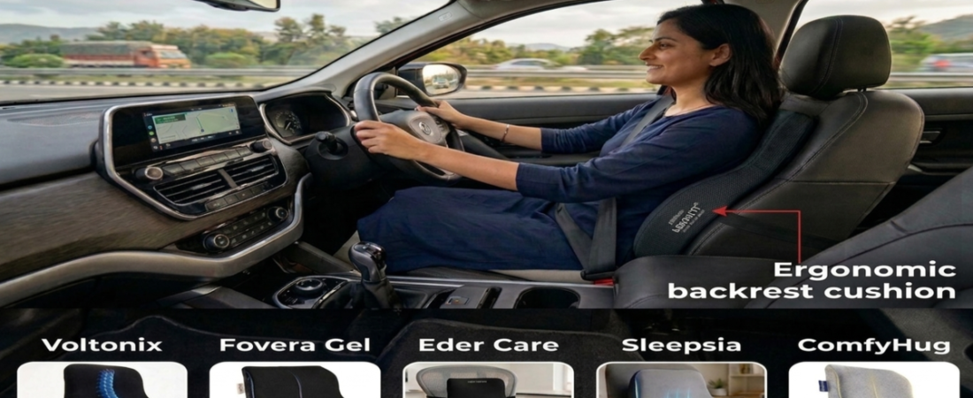 5 Best Backrest Cushion for Cars in India (2026): Fix Driving Back Pain