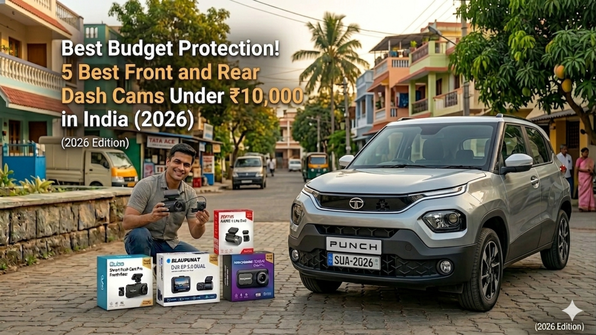 Best Budget Protection! 5 Best Front and Rear Dash Cams Under ₹10,000 in India (2026)