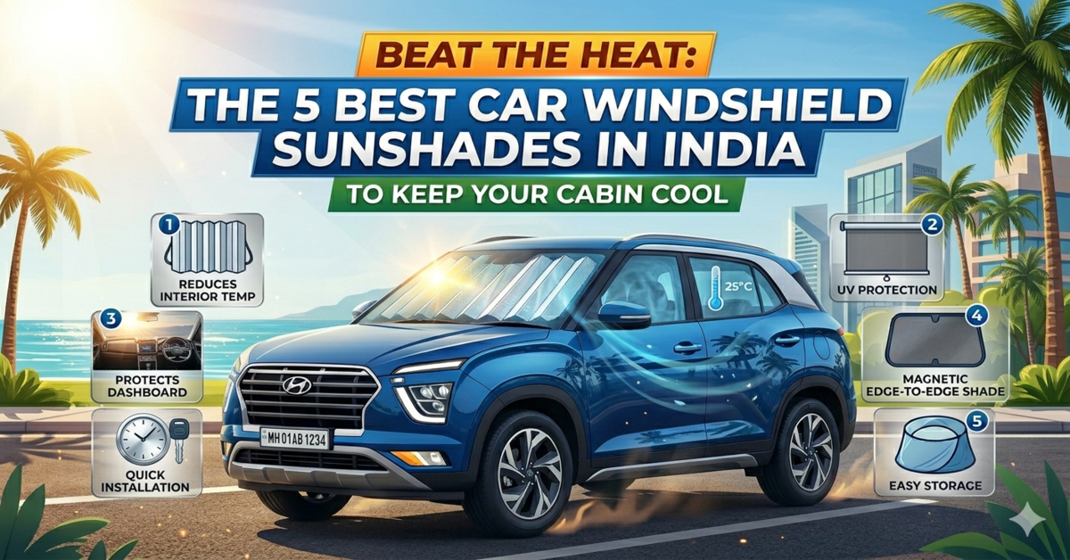 Beat the Heat: The 5 Best Car Windshield Sunshades in India to Keep Your Cabin Cool