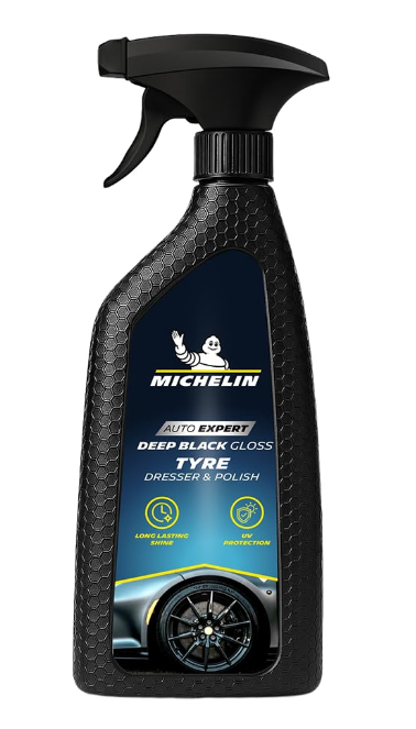 Michelin Tyre Dresser and Polish professional trigger spray container with the prominent Michelin Man logo