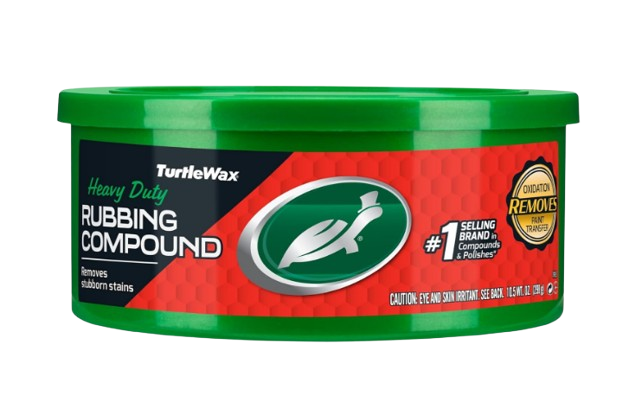 Turtle Wax Heavy Duty paste cleaner used as the best rubbing compound for cars in India for weathered paint restoration.
