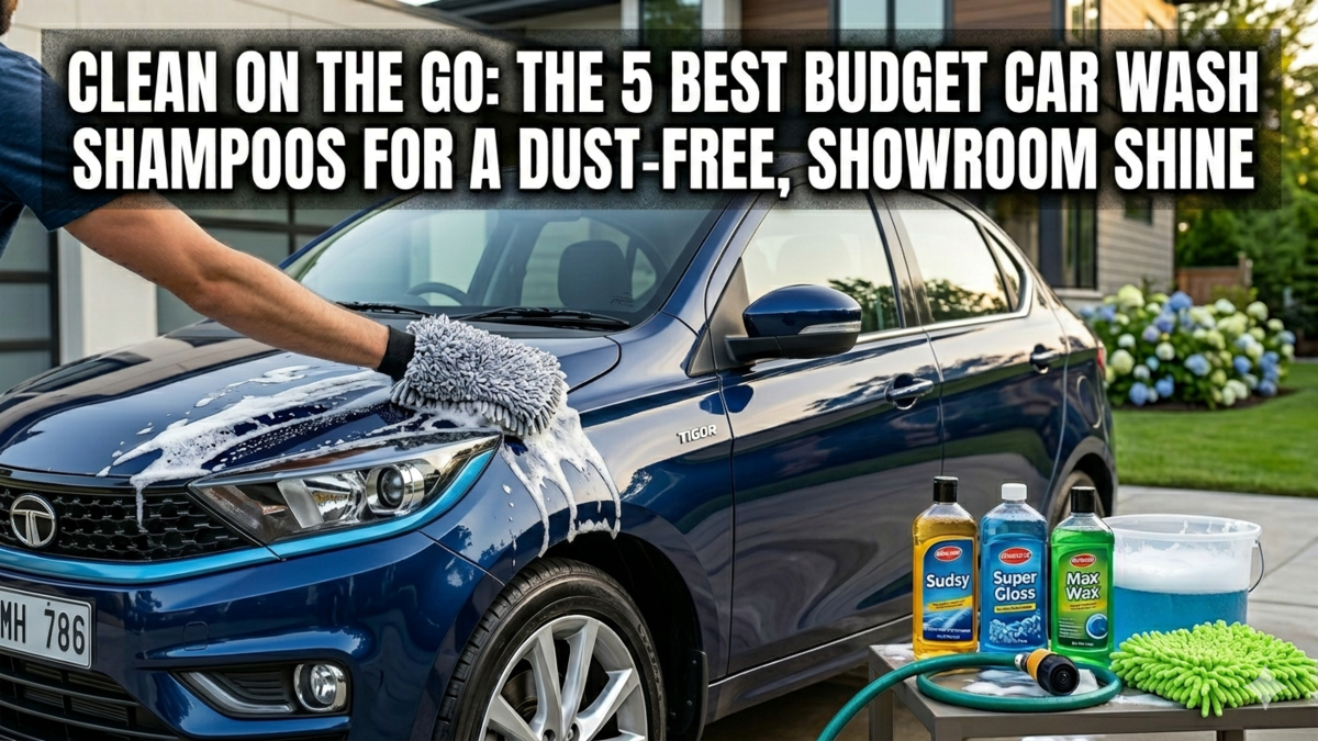 Clean on the Go: The 5 Best Budget Car Wash Shampoos for a Dust-Free,Showroom Shine