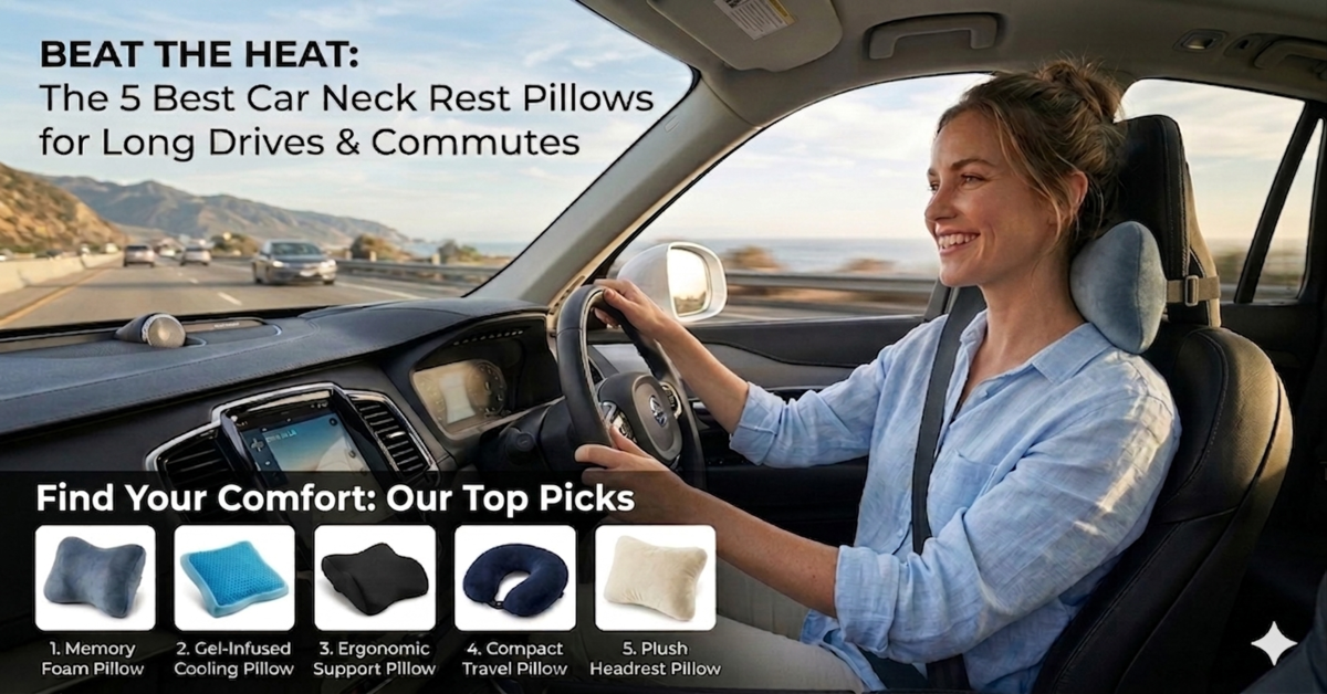 The 5 Best Car Neck Rest Pillows for Long Drives and Commutes