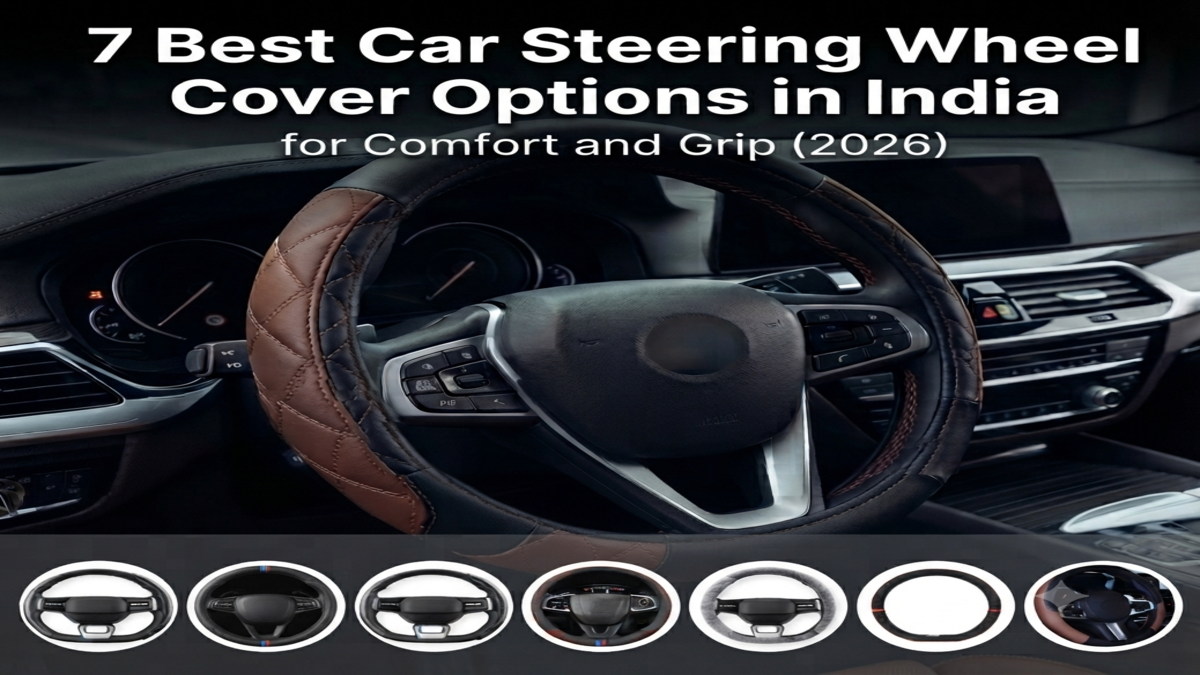 7 Best Car Steering Wheel Cover Options in India for Comfort and Grip (2026)