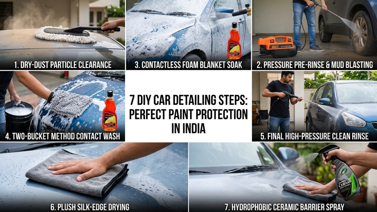 7 DIY Car Detailing Steps to Protect Your Paint in India
