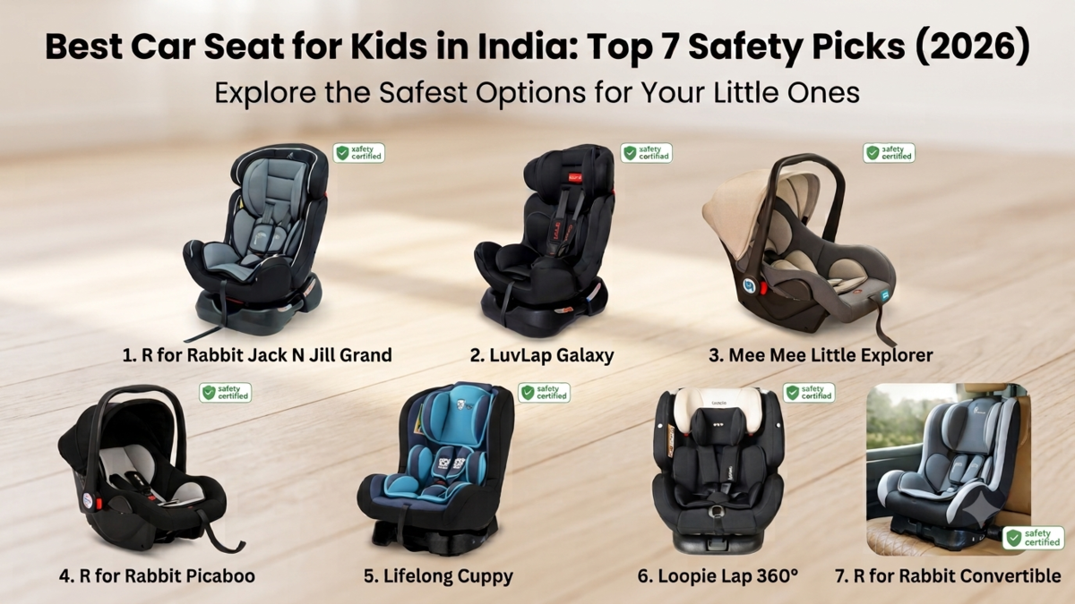 Best Car Seat for Kids in India: Top 7 Safety Picks (2026)