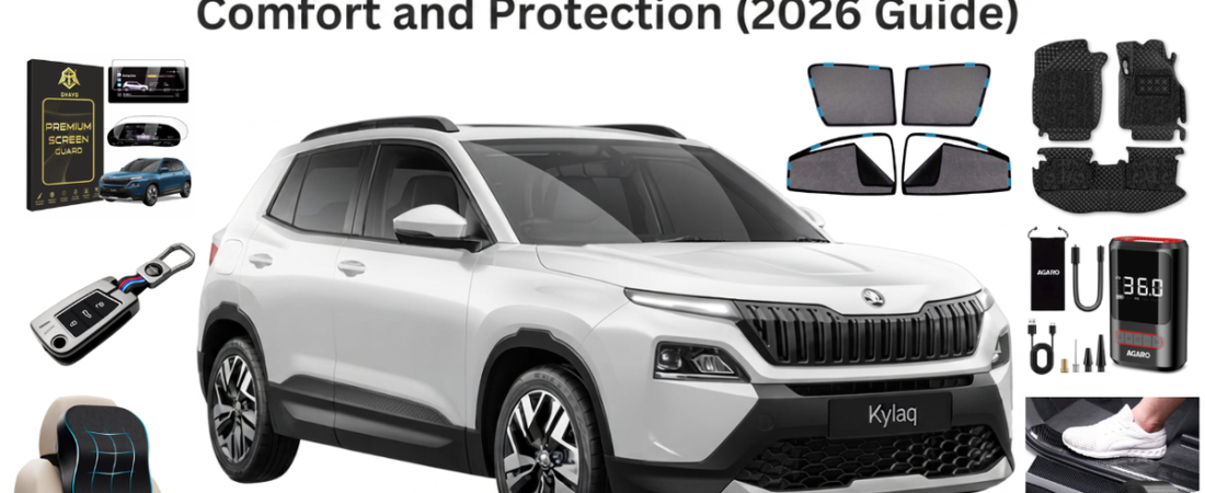 7 Must-Have Skoda Kylaq Accessories for Ultimate Comfort and Protection (2026 Guide)