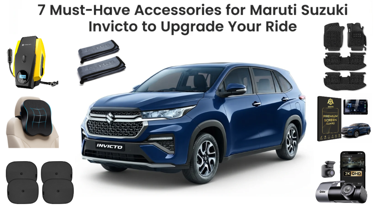 7 Must-Have Accessories for Maruti Suzuki Invicto to Upgrade Your Ride